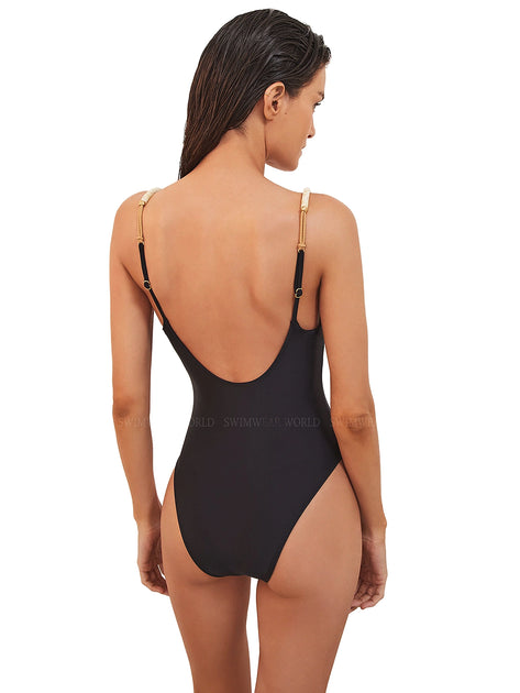 Black Bow Swimsuit Dress SE20313