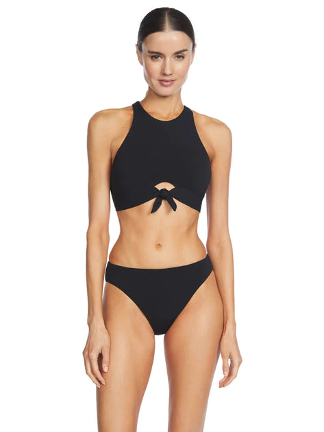 Robin Piccone: Ava X Back Halter-Ava Clean Finish Bikini  (231707-BLK-231764-BLK) – Swimwear World