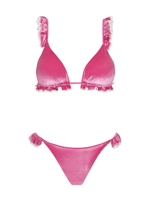 Capittana: Silvana Fuchsia Velvet Bikini (SILT-FCS-SILB-FCS) – Swimwear  World