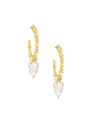 Ettika: Golden Hoop Earrings (E3217-PRL-G-710)